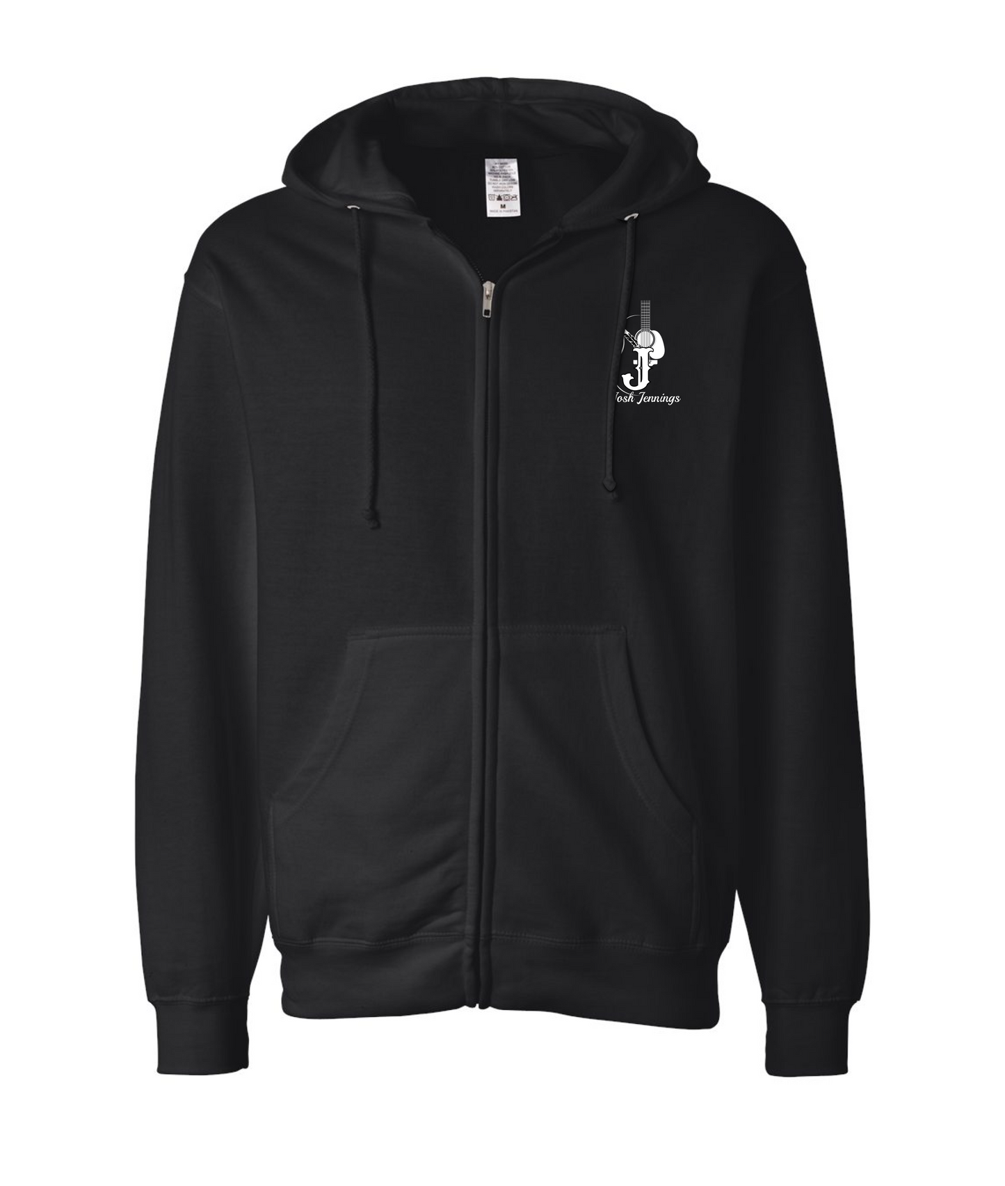 Josh Jennings - Logo - Black Zip Hoodie