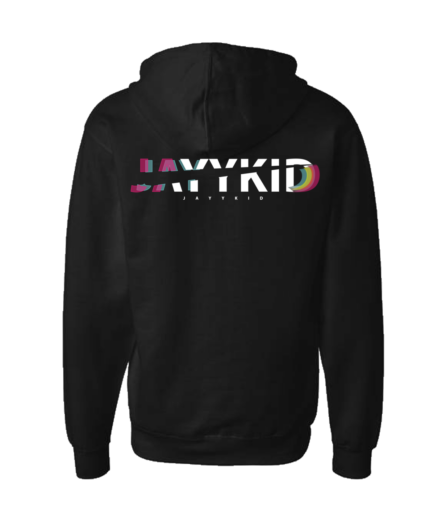 Jayy Kid - LOGO 3 - Black Zip Up Hoodie