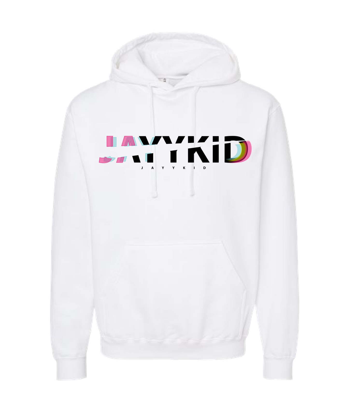 Jayy Kid - LOGO 3 - White Hoodie