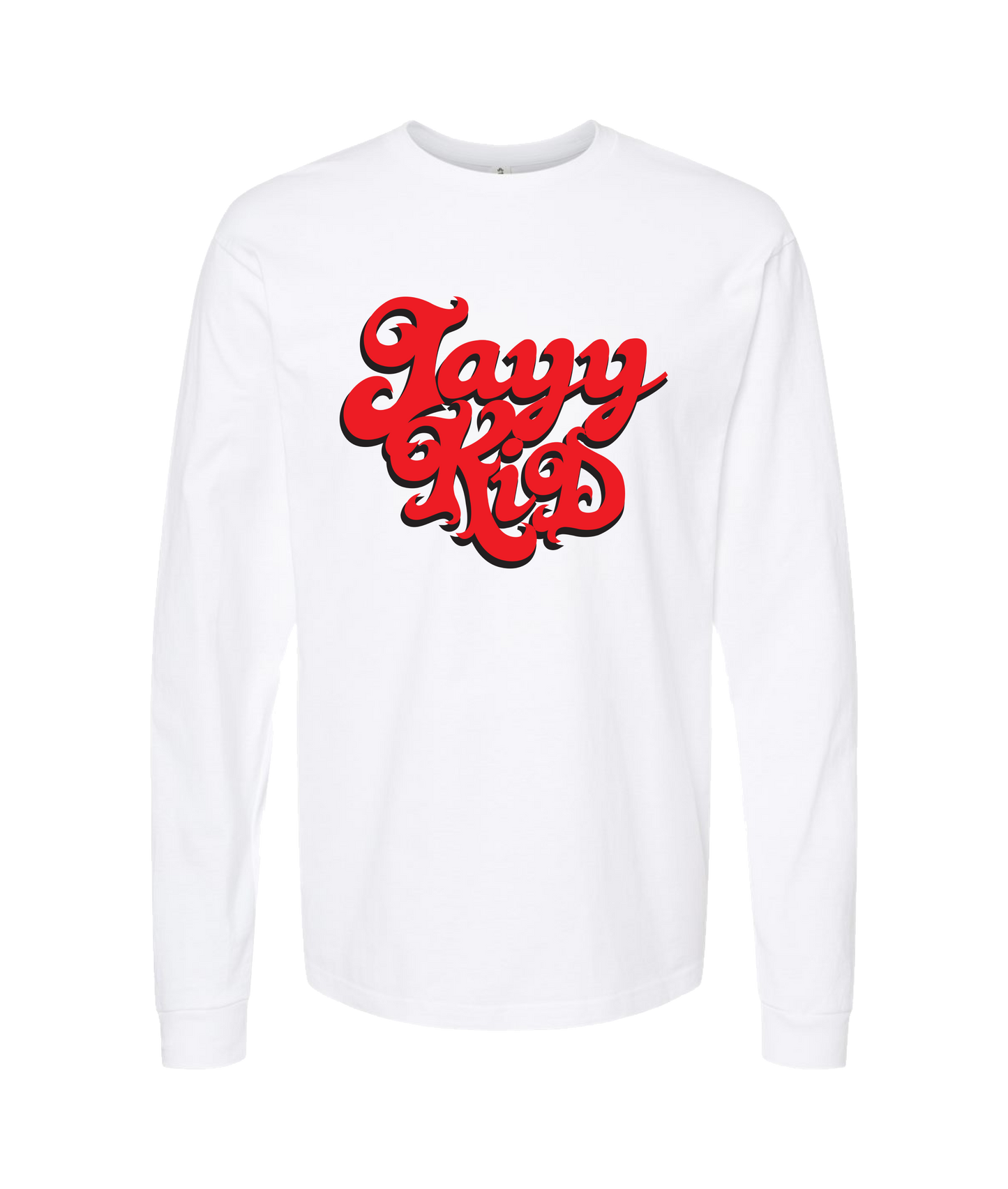 Jayy Kid - Logo - White Long Sleeve T