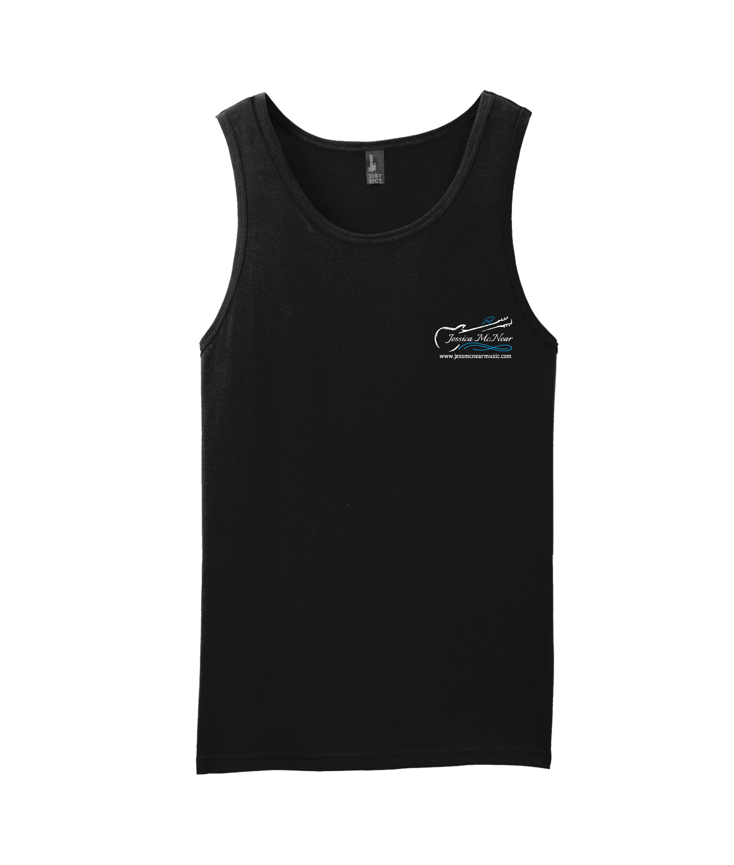 Jessica McNear - GUITAR BIRD - Black Tank Top