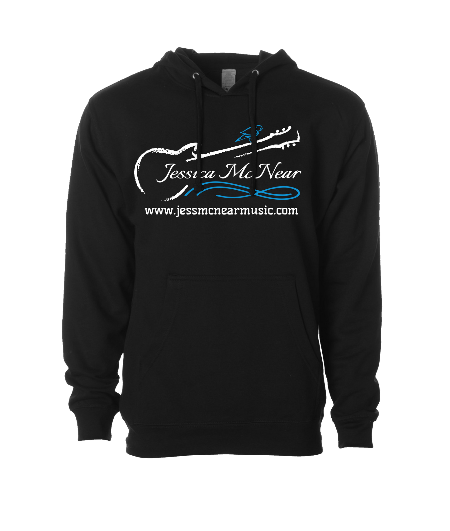 Jessica McNear - GUITAR BIRD - Black Hoodie
