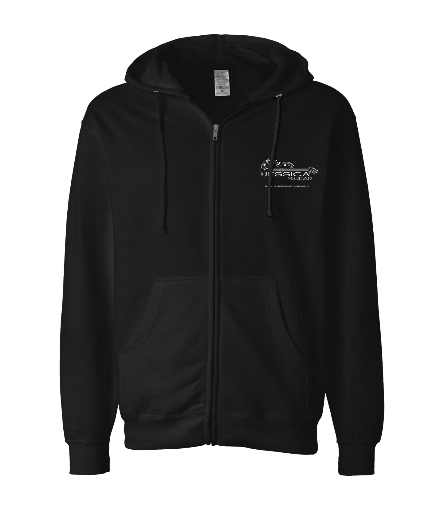 Jessica McNear - GUITAR - Black Zip Up Hoodie