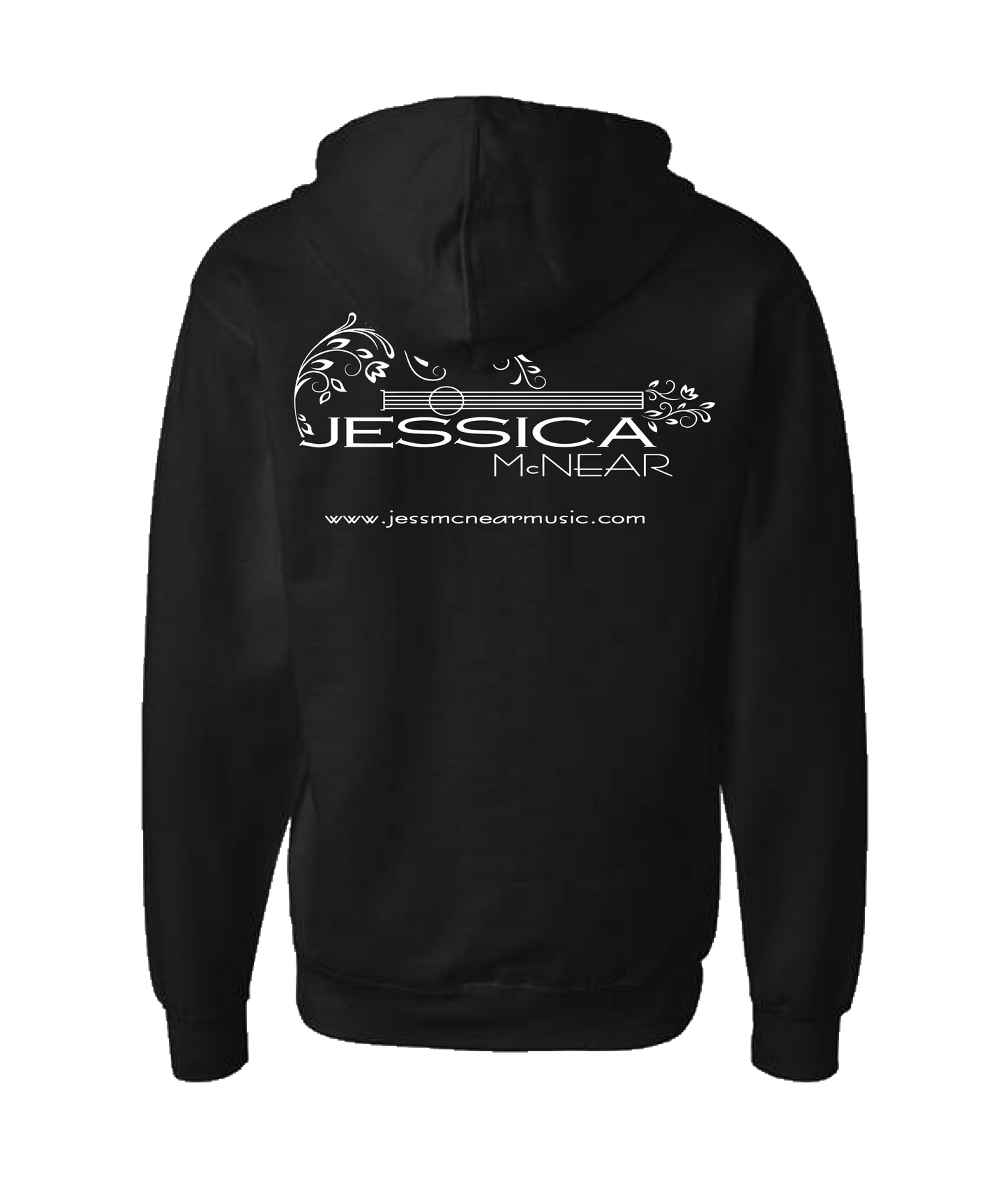 V-JMCNTOP - GUITAR - Black Zip Up Hoodie