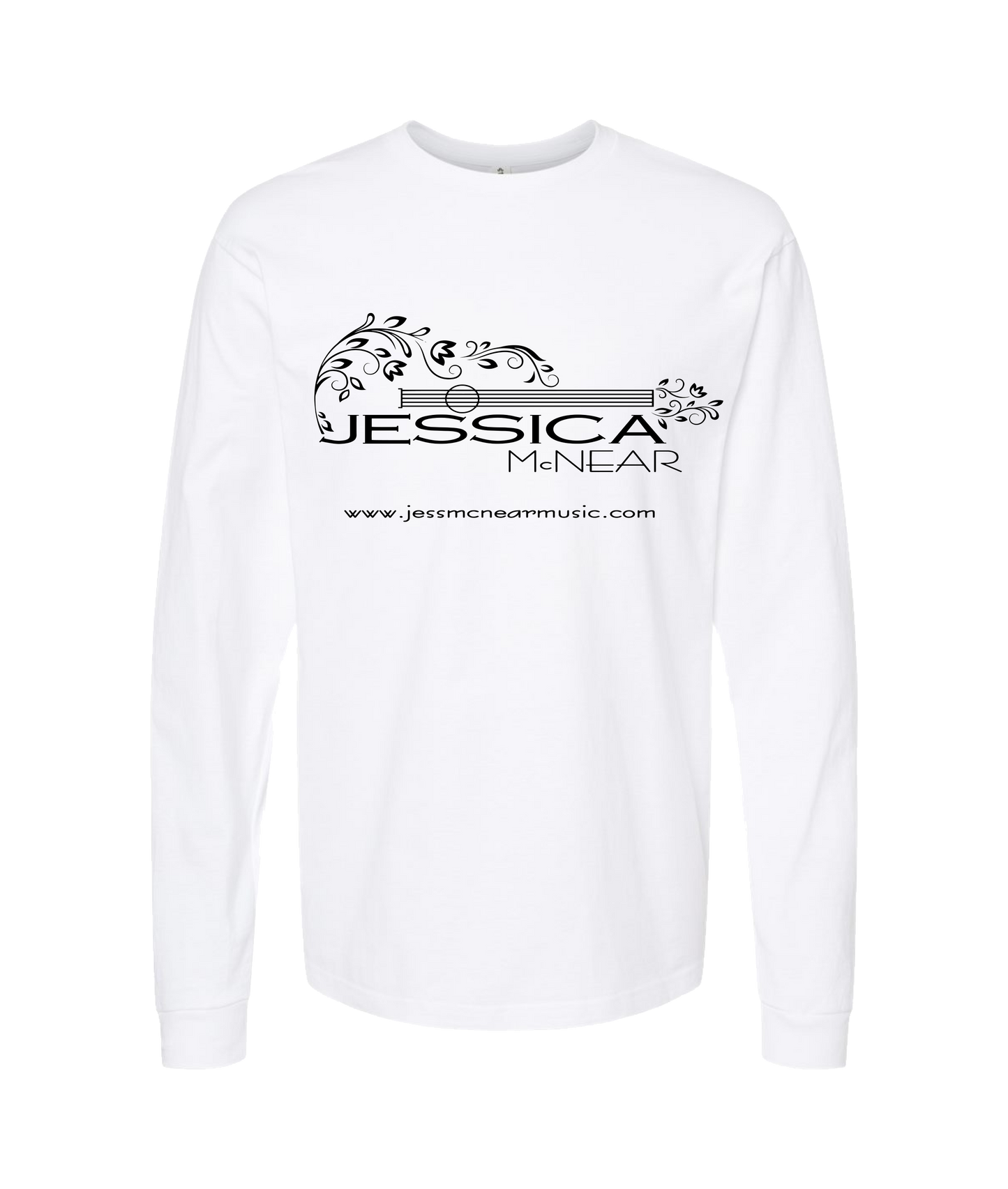 V-JMCNTOP - GUITAR - White Long Sleeve T