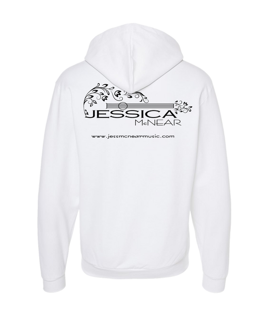 V-JMCNTOP - GUITAR - White Zip Up Hoodie