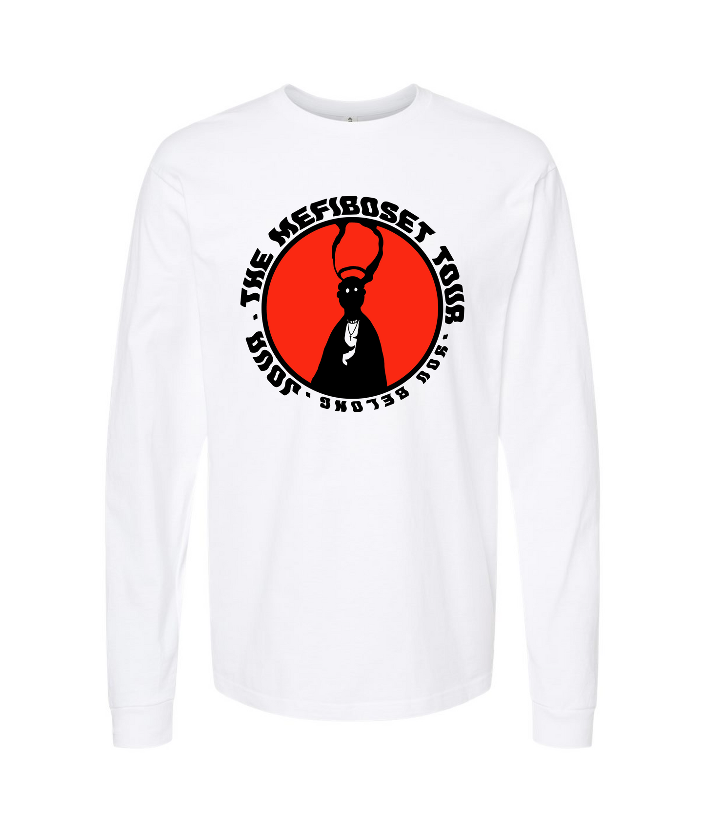JOVA MUSIC MERCH - GRASA? - White Long Sleeve T