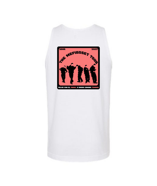 V-JMMTOP - THE MEFIBOSET TOUR - White Tank Top