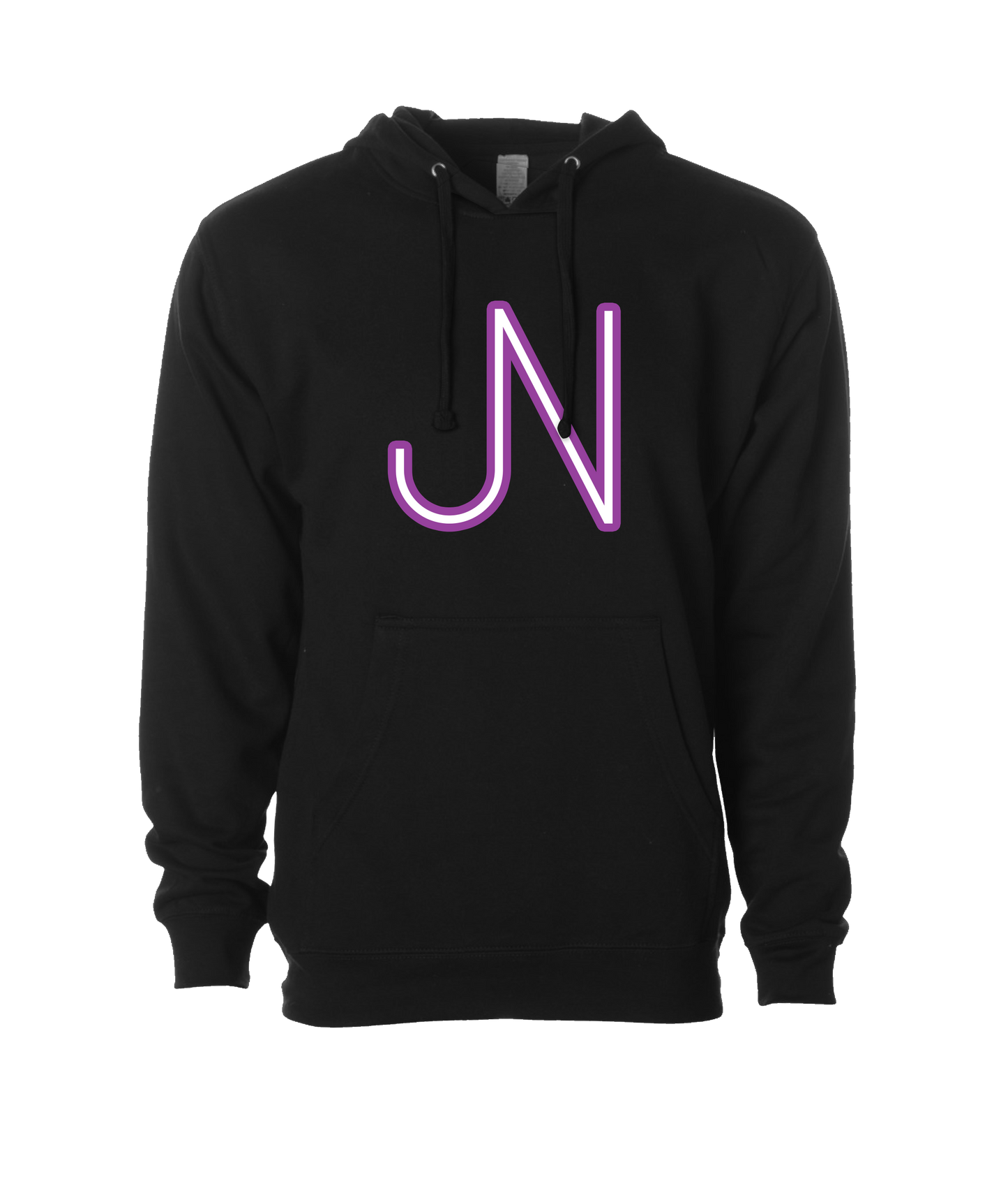James Neary Music - JN (purple) - Black Hoodie