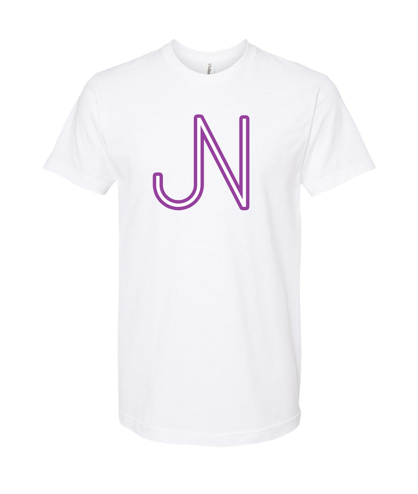 James Neary Music - JN (purple) - White T Shirt