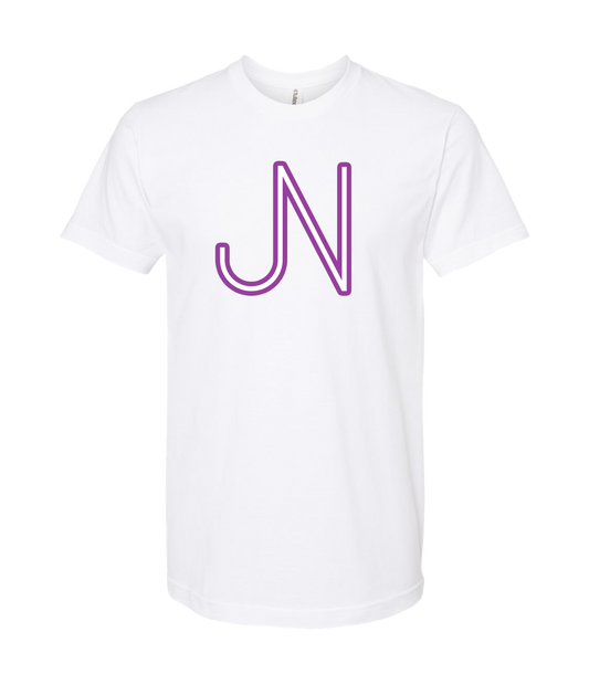 James Neary Music - JN (purple) - White T Shirt