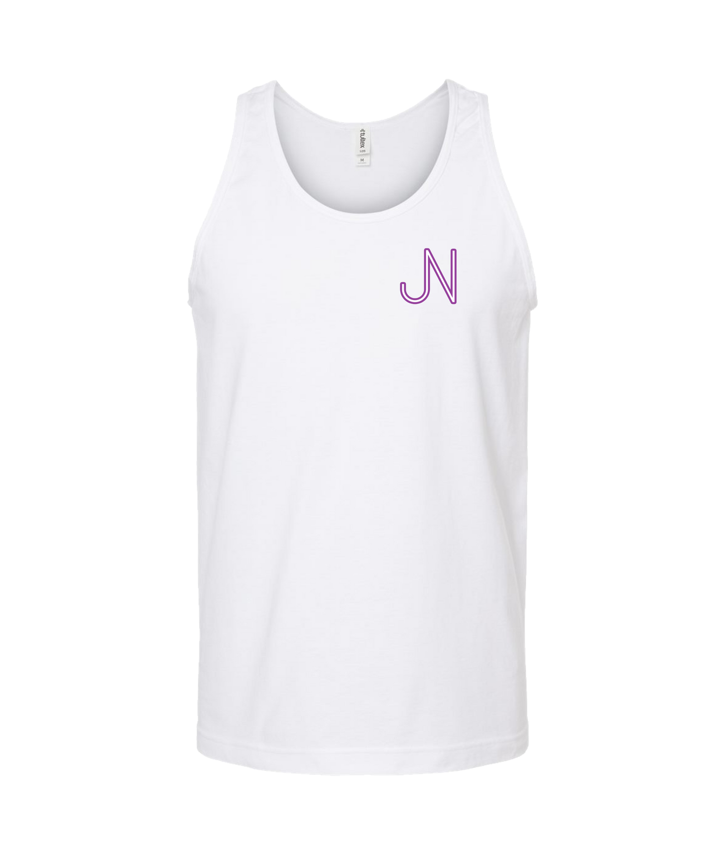 James Neary Music - JN (purple) - White Tank Top
