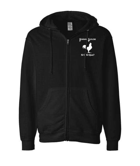 Johnny Taylor Merch Store - Other stuff - Black Zip Up Hoodie