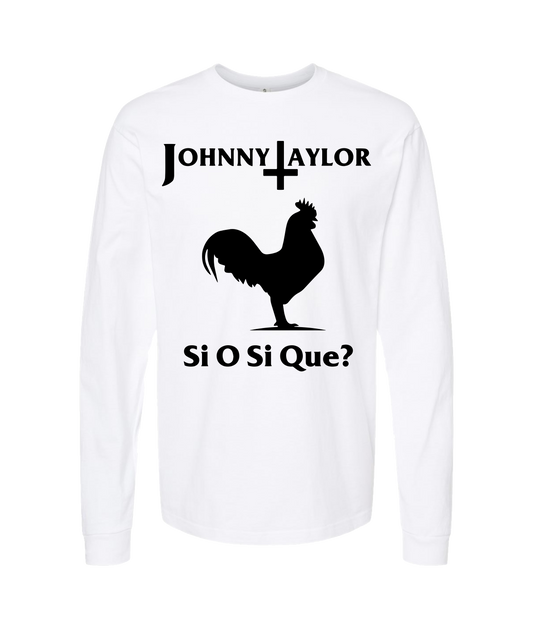 Johnny Taylor Merch Store - Other stuff - White Long Sleeve T