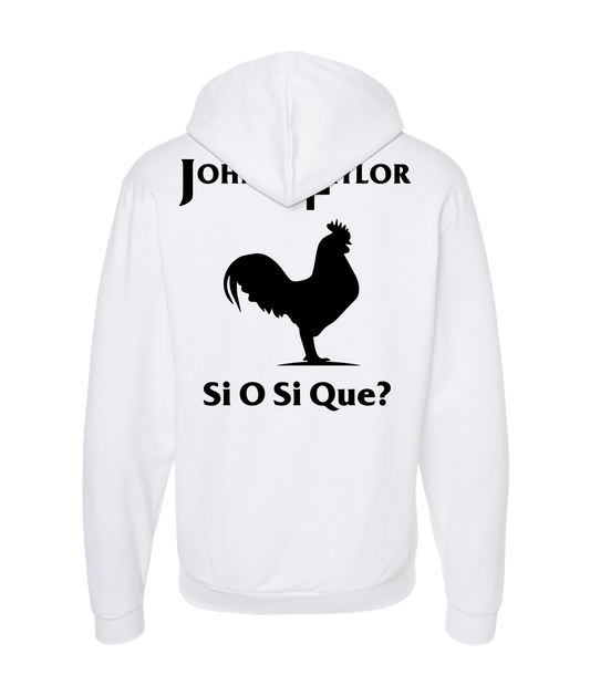 Johnny Taylor Merch Store - Other stuff - White Zip Up Hoodie