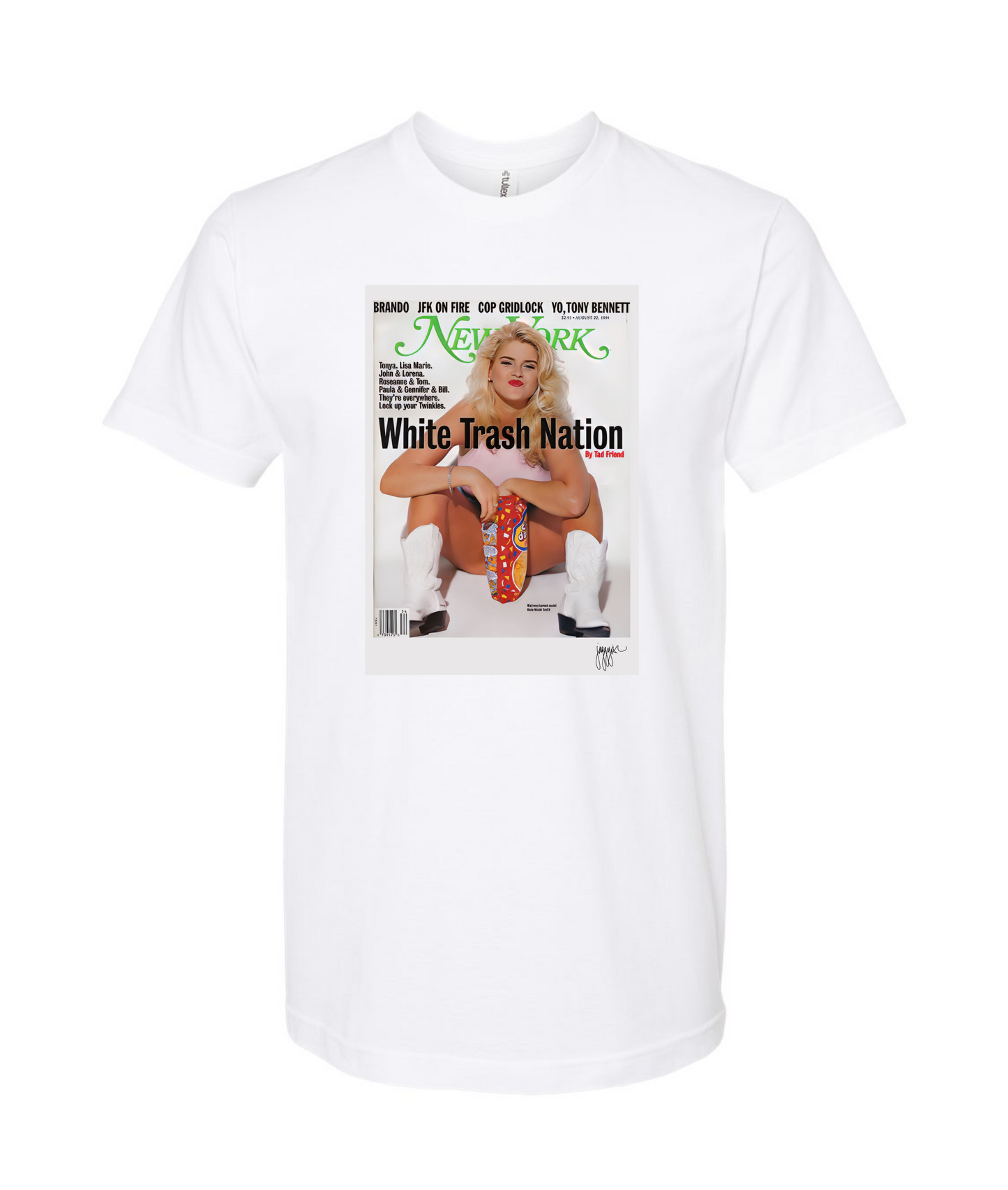 Jaggyish - White Trash Nation T Shirt