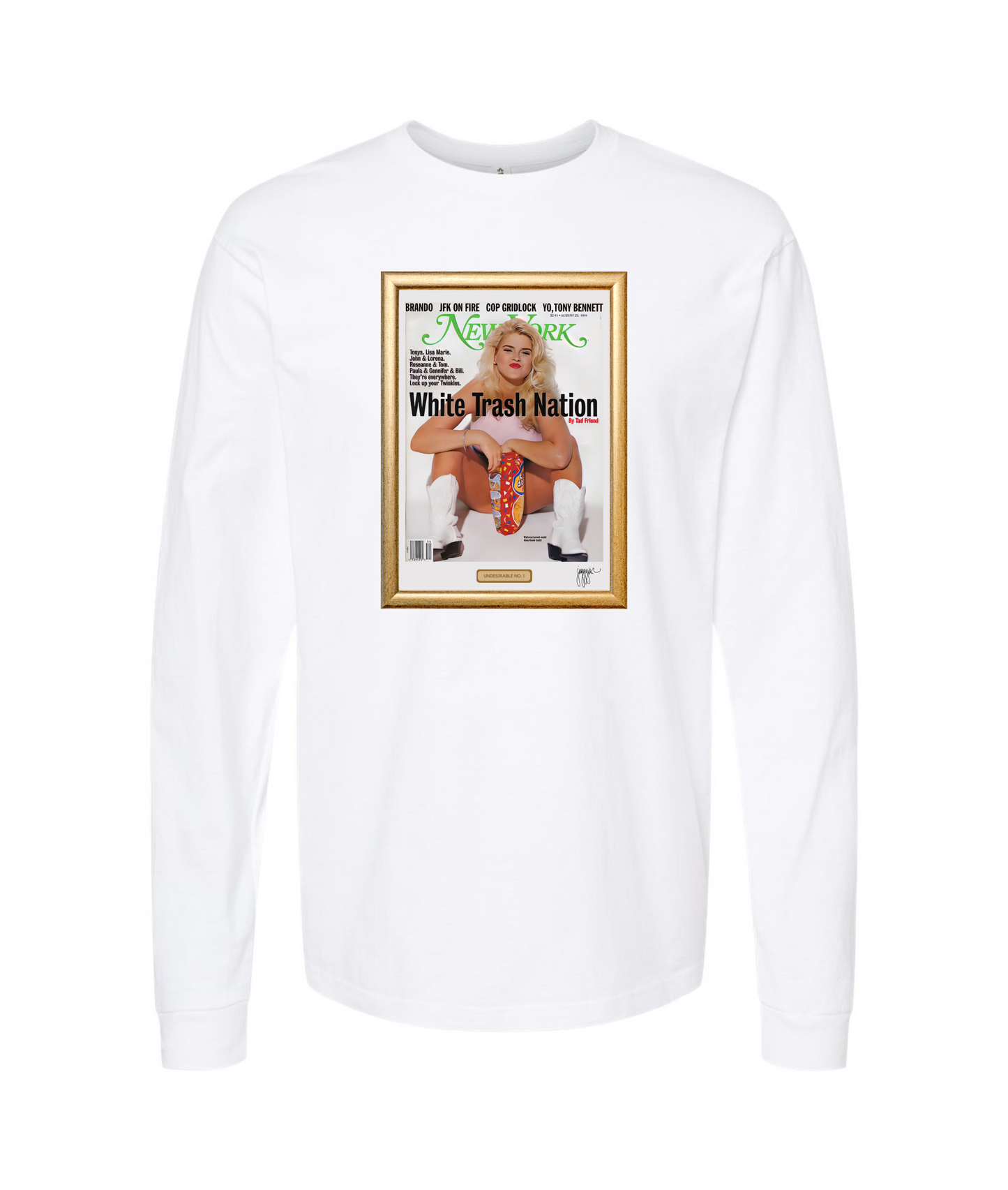 Jaggyish - White Trash Nation Long Sleeve T