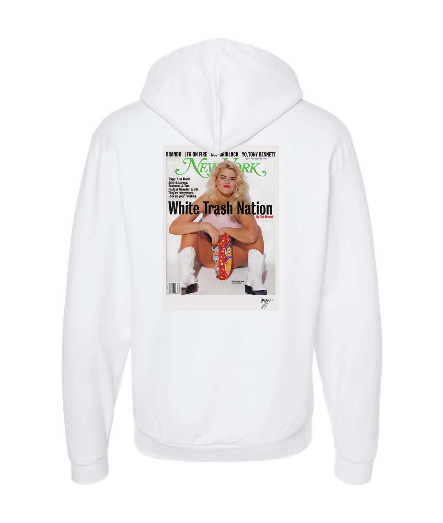Jaggyish - White Trash Nation Zip Up Hoodie