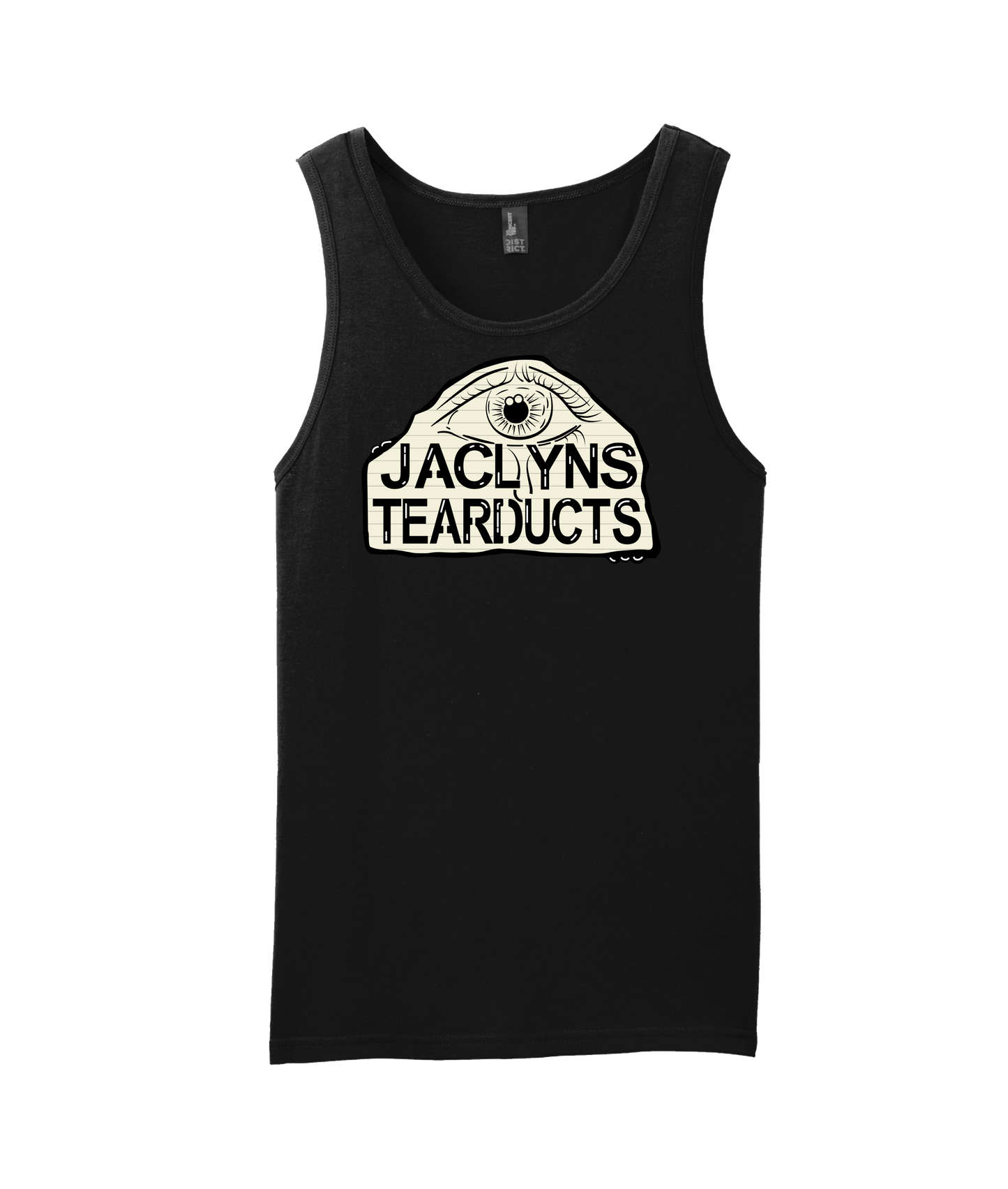 Jaclyns Tearducts - Logo - Black Tank Top
