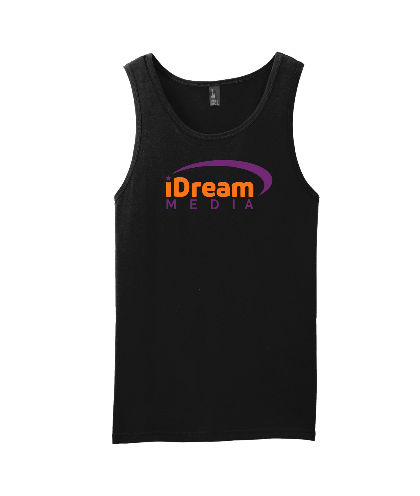 Je Vaughn Show - iDream Media Logo - Black Tank Top