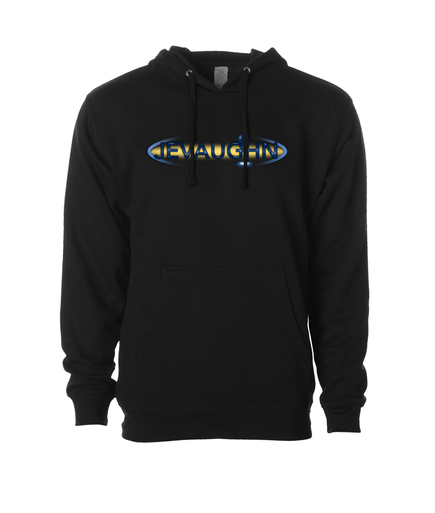 Je Vaughn Show - JEVAUGHN Mic Logo - Black Hoodie