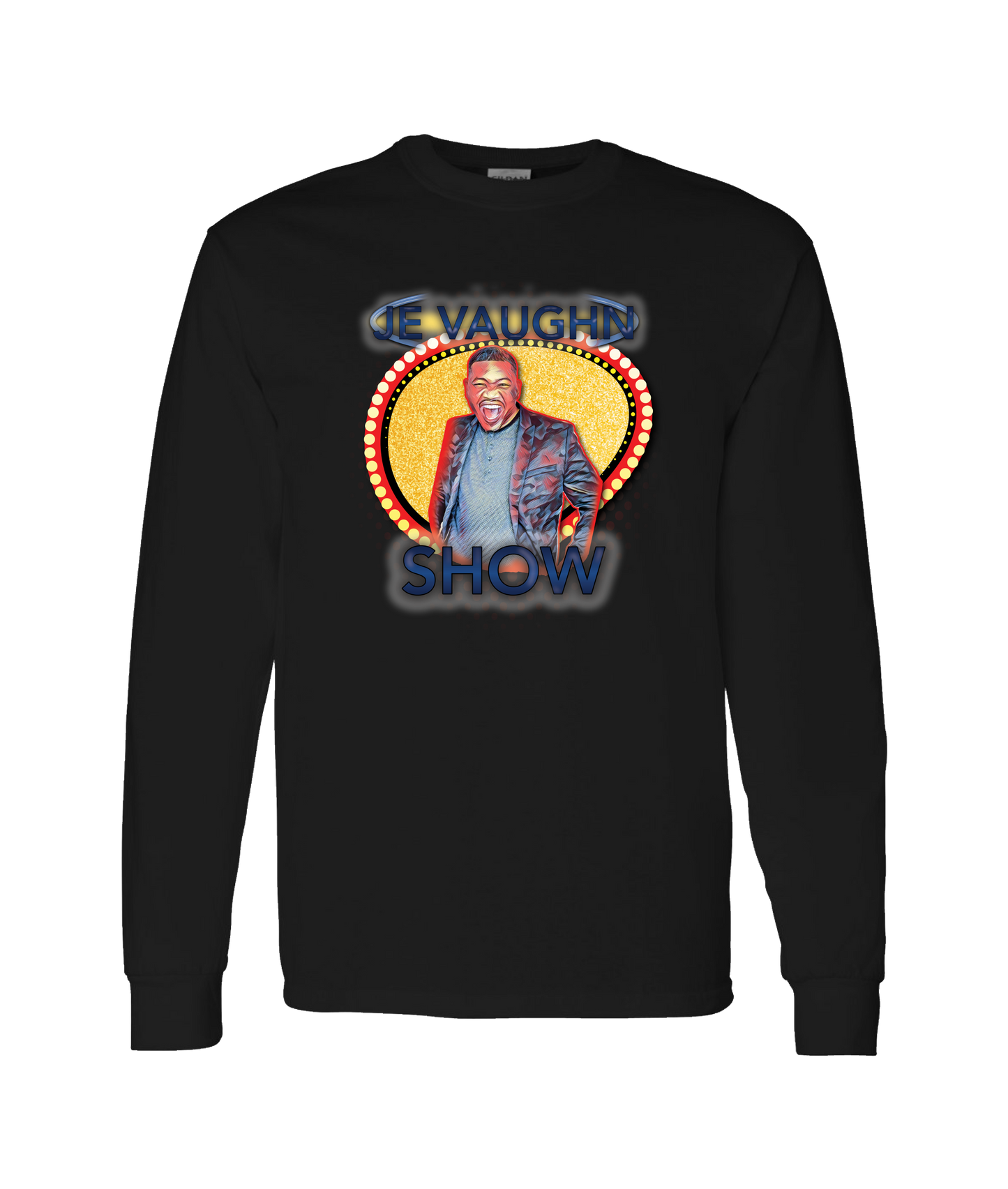 Je Vaughn Show - Smile - Black Long Sleeve T