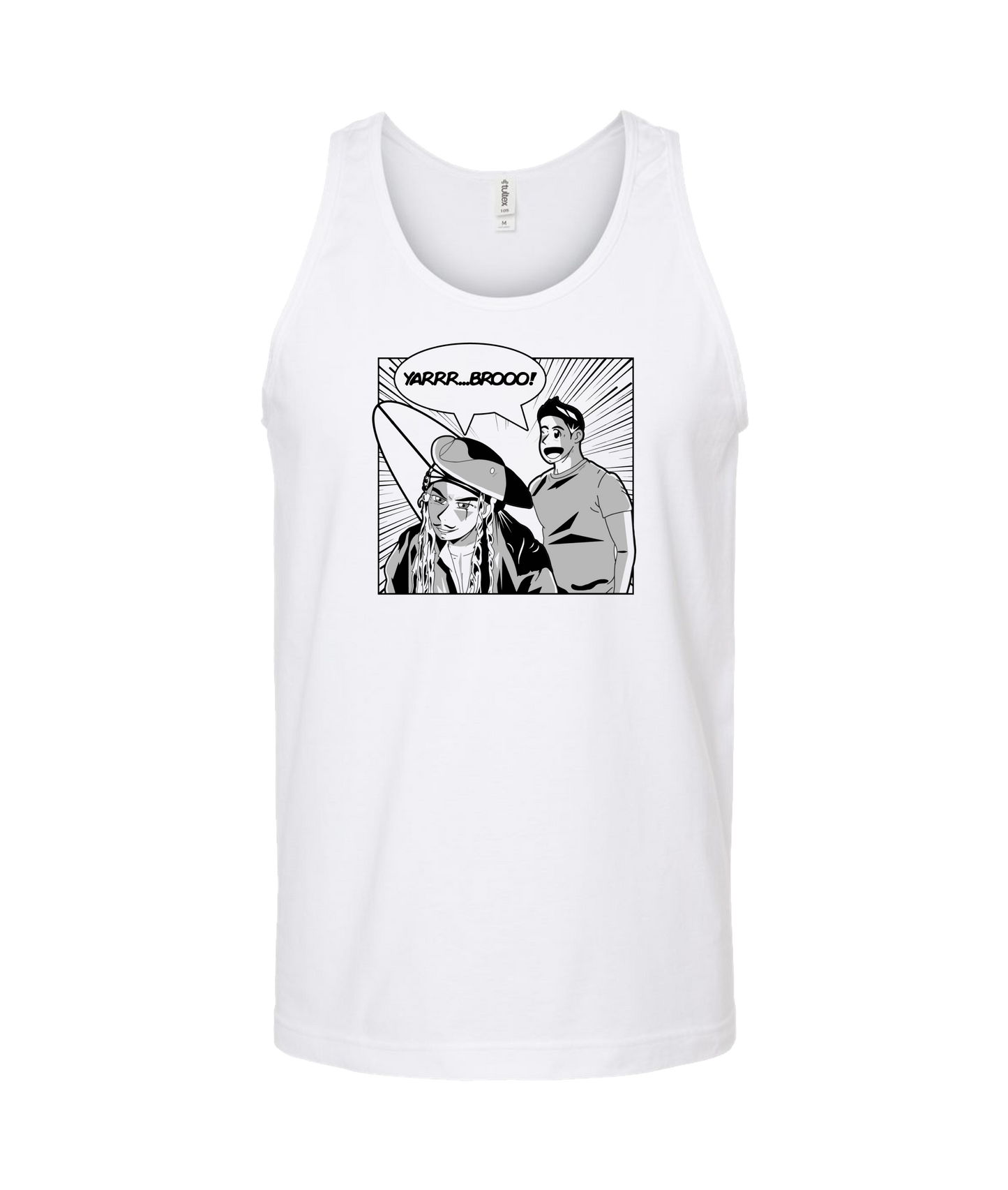 Jake Yarbrough - YARRR... BROOO! - White Tank Top