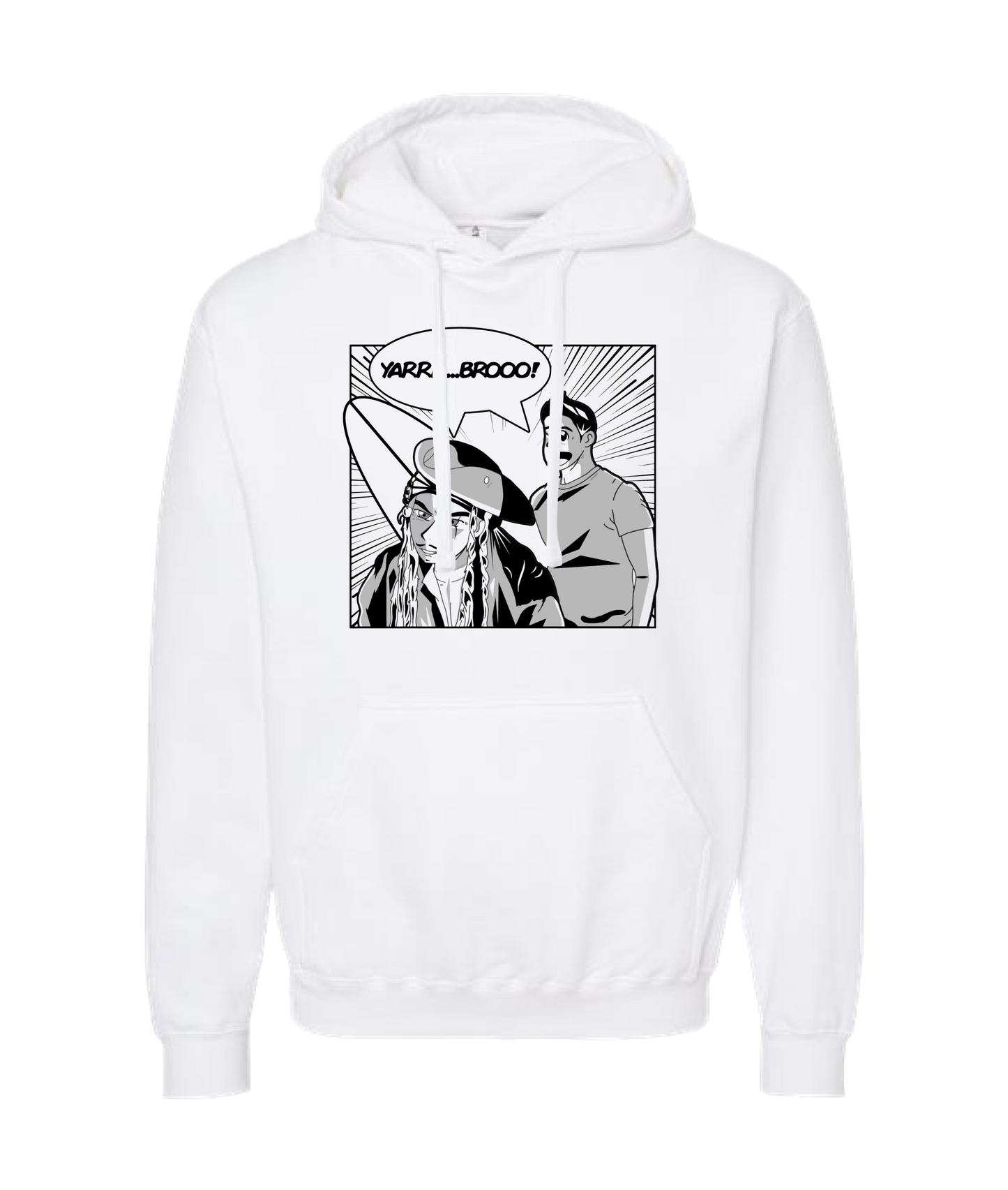 Jake Yarbrough - YARRR... BROOO! - White Hoodie