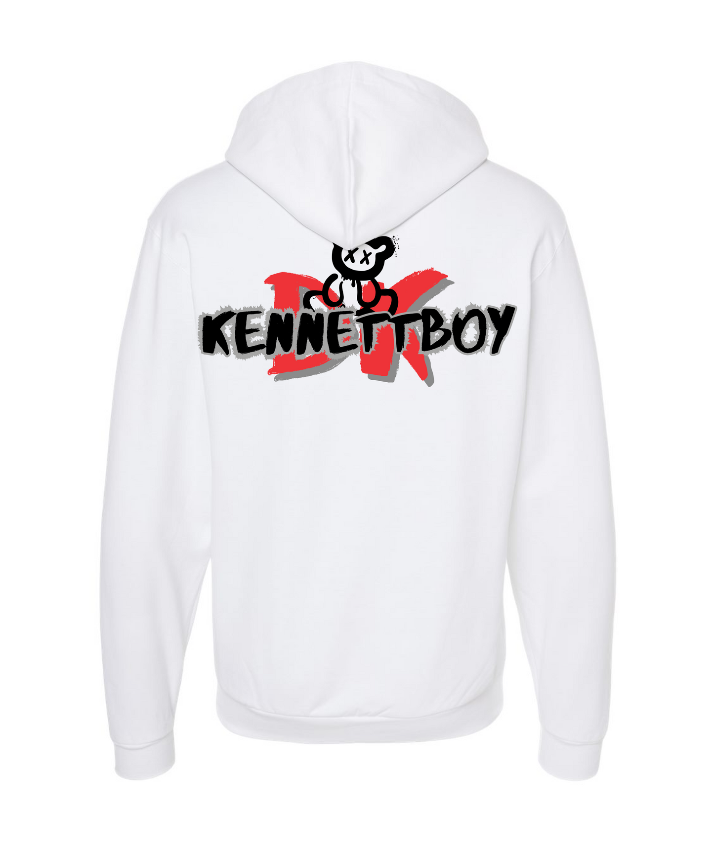 Kennettboy DK - Kennettboy DK - White Zip Up Hoodie