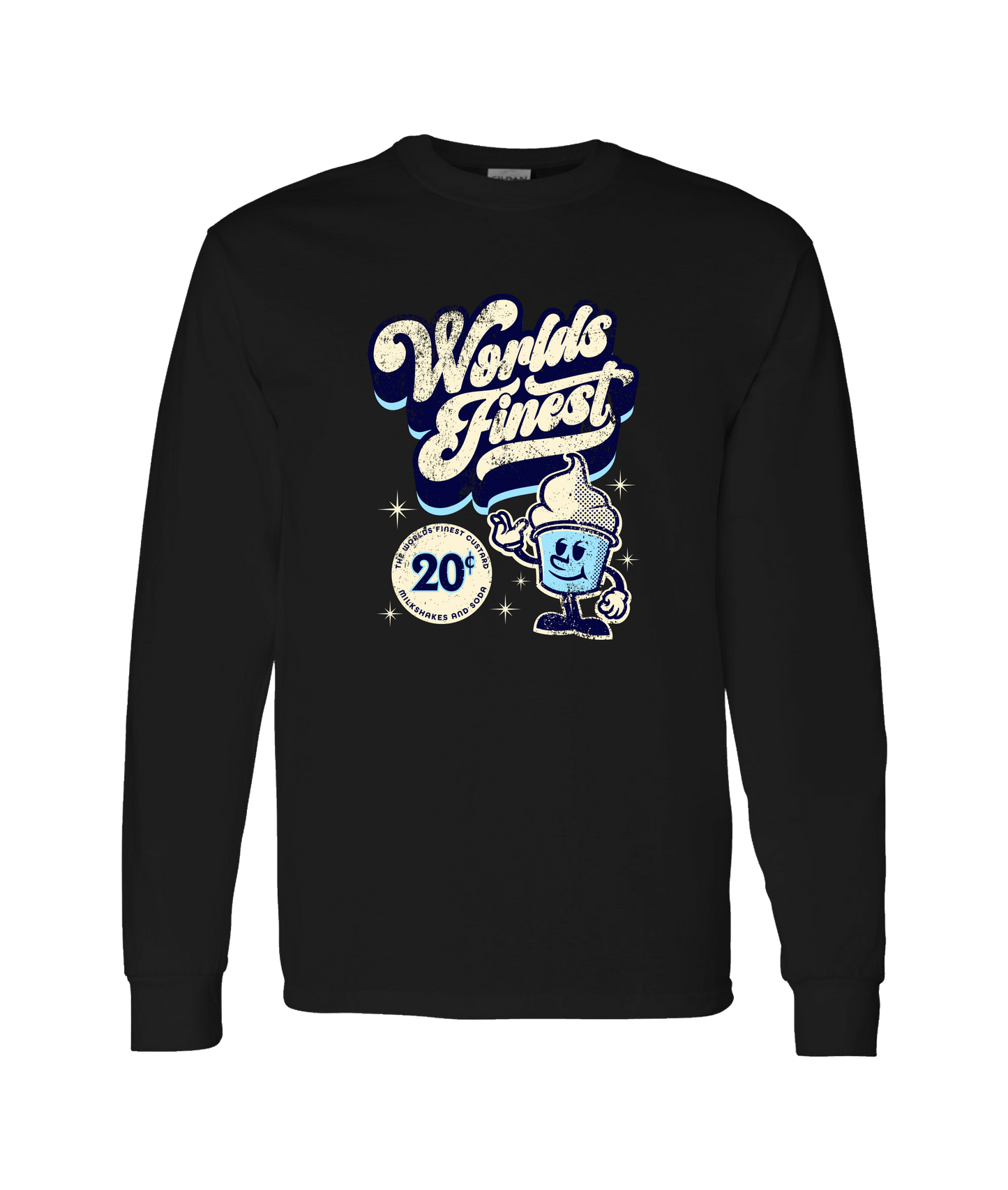 V-KHTTOP - Worlds Finest - Black Long Sleeve T