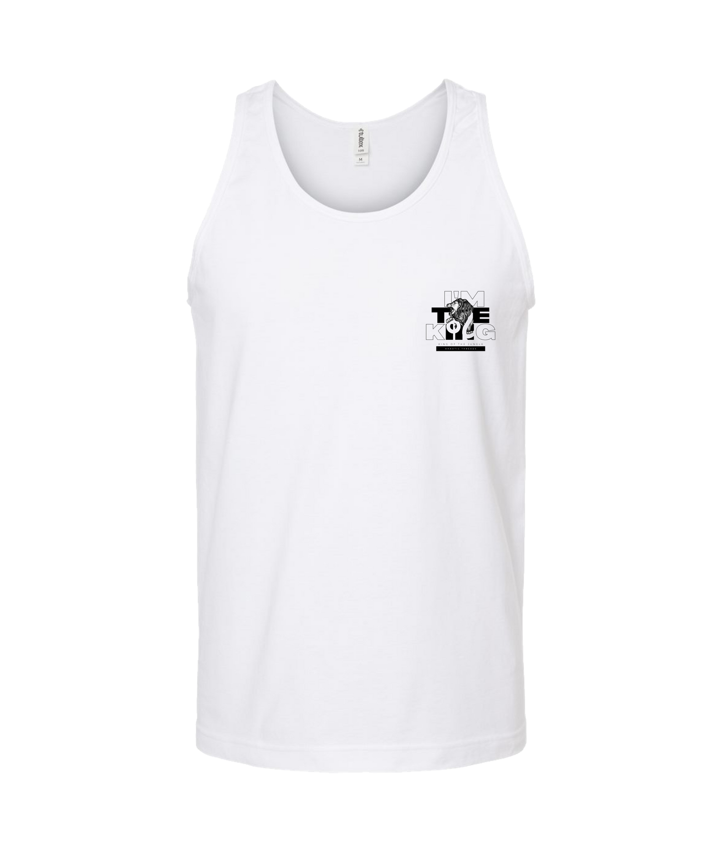V-KHTTOP - I'm The King - White Tank Top