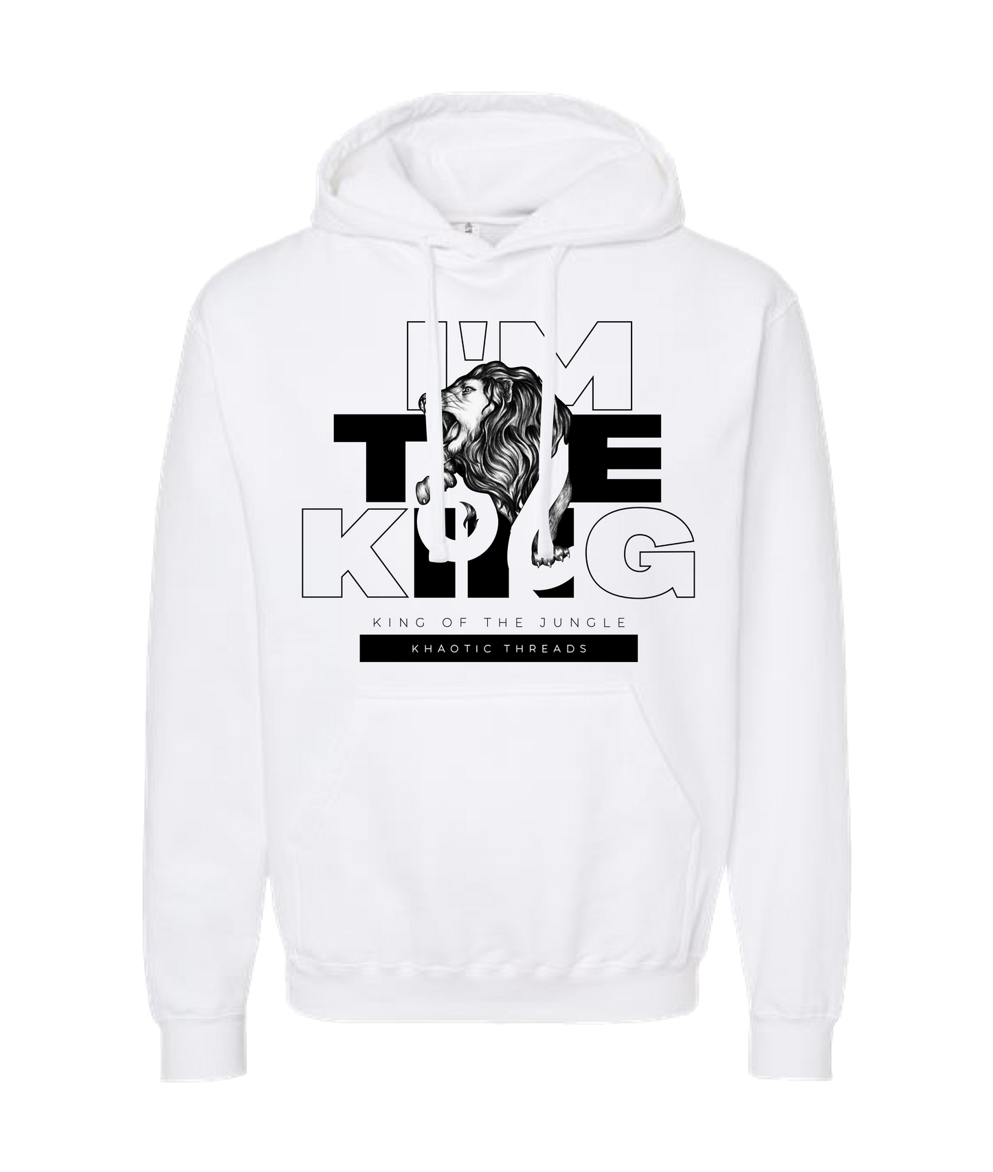 V-KHTTOP - I'm The King - White Hoodie