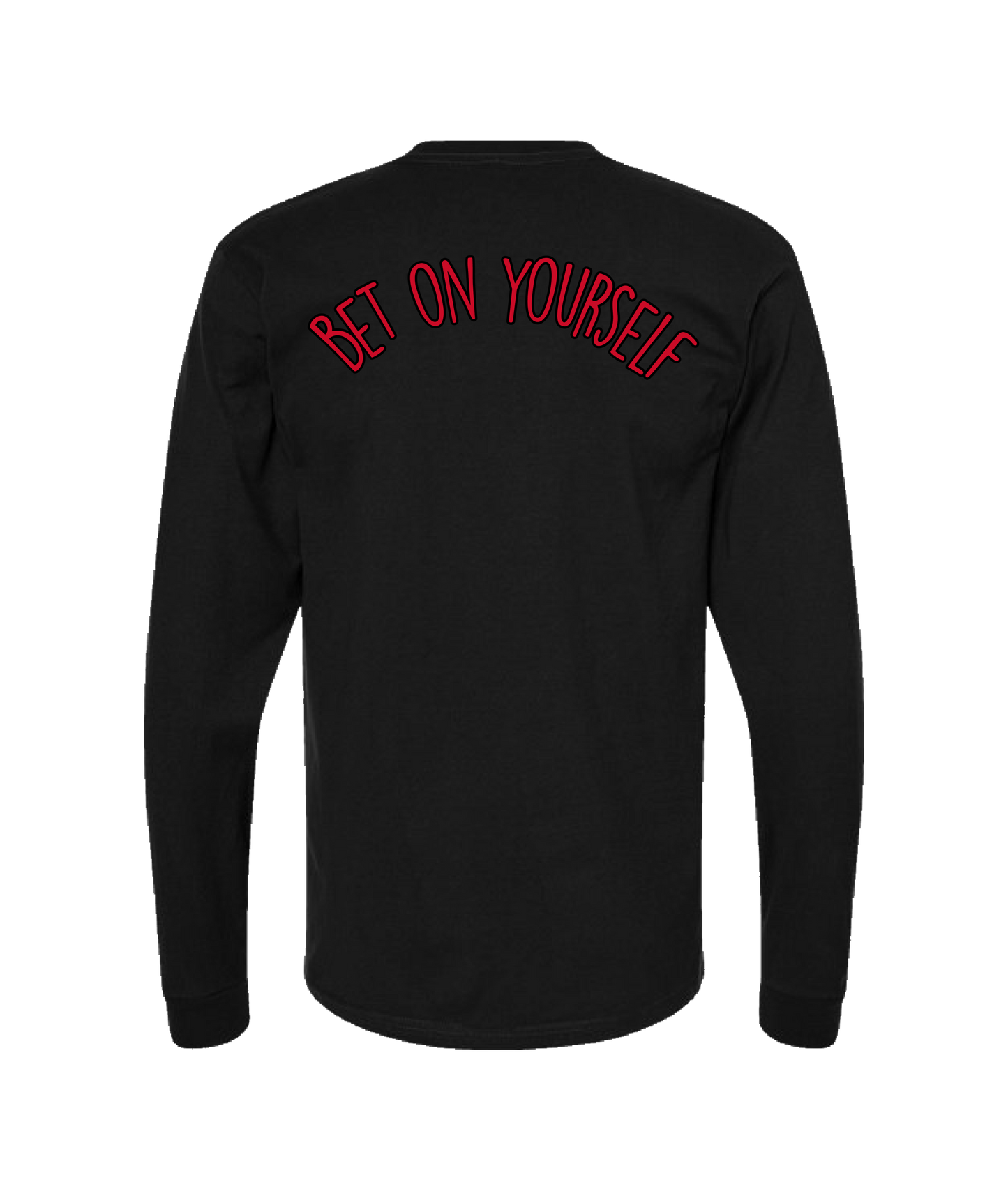 King Julgah - B()Y Dice RED (2 sided) - Black Long Sleeve T