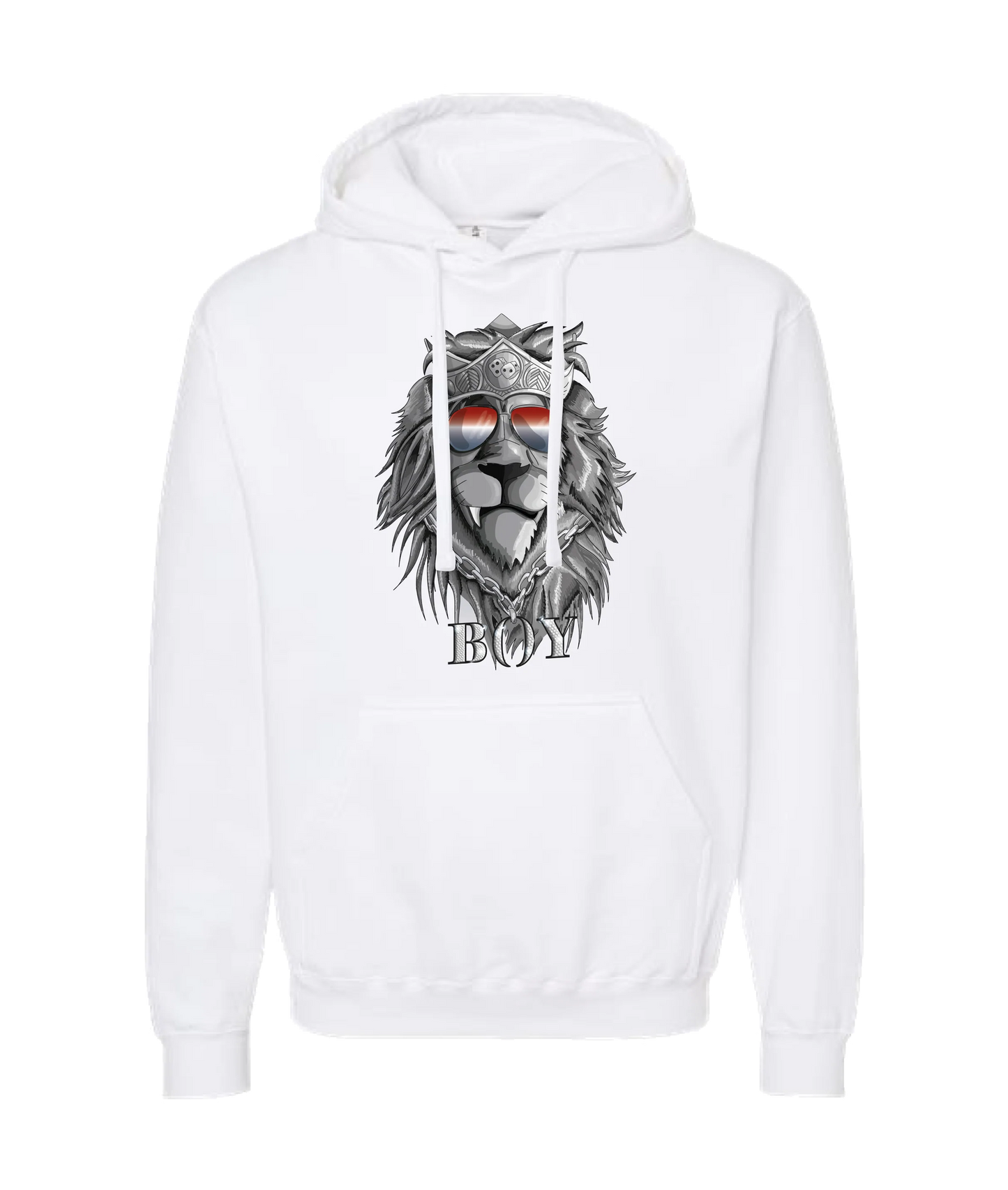 King Julgah - Lion - White Hoodie