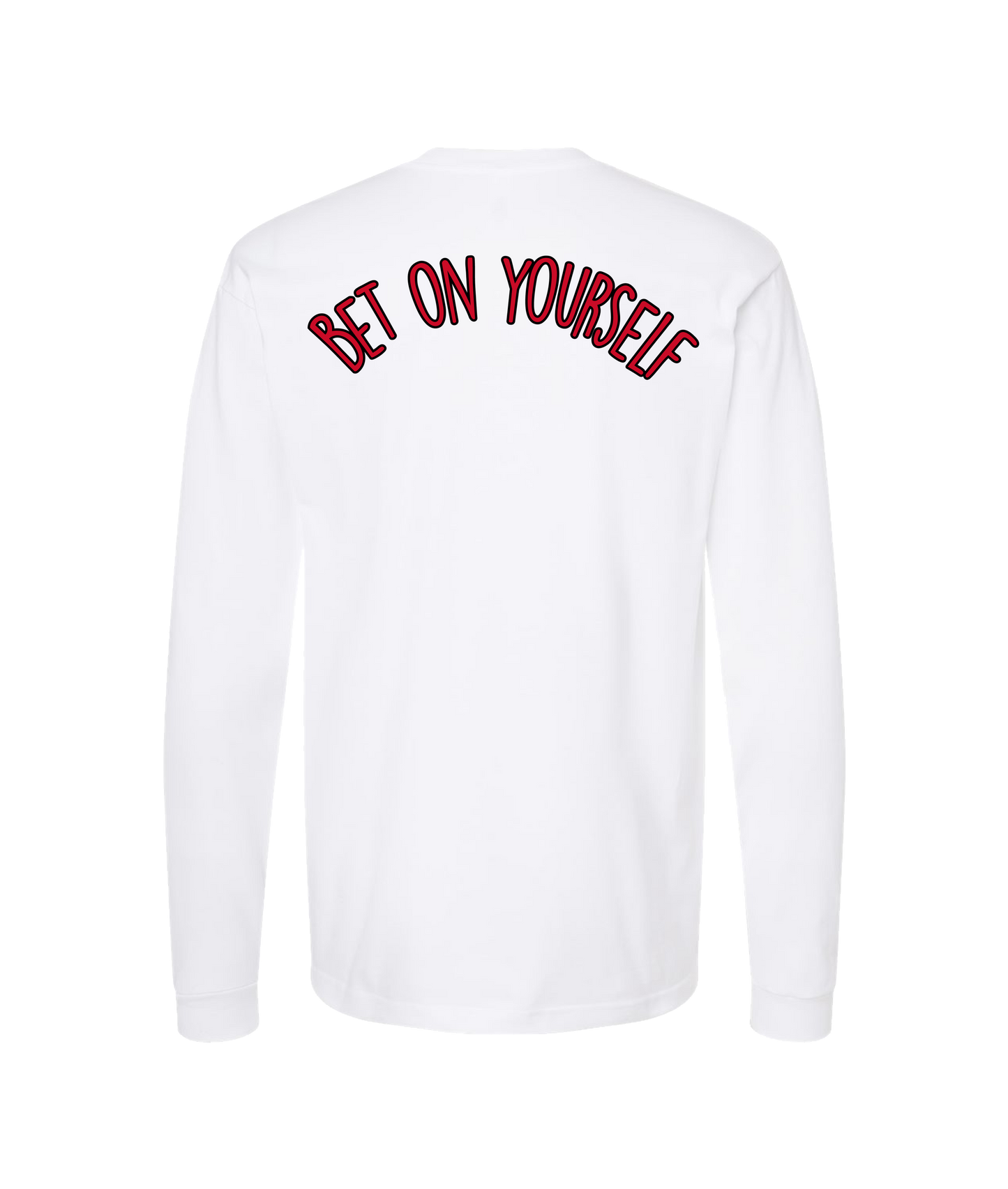 King Julgah - B()Y Dice RED (2 sided) - White Long Sleeve T