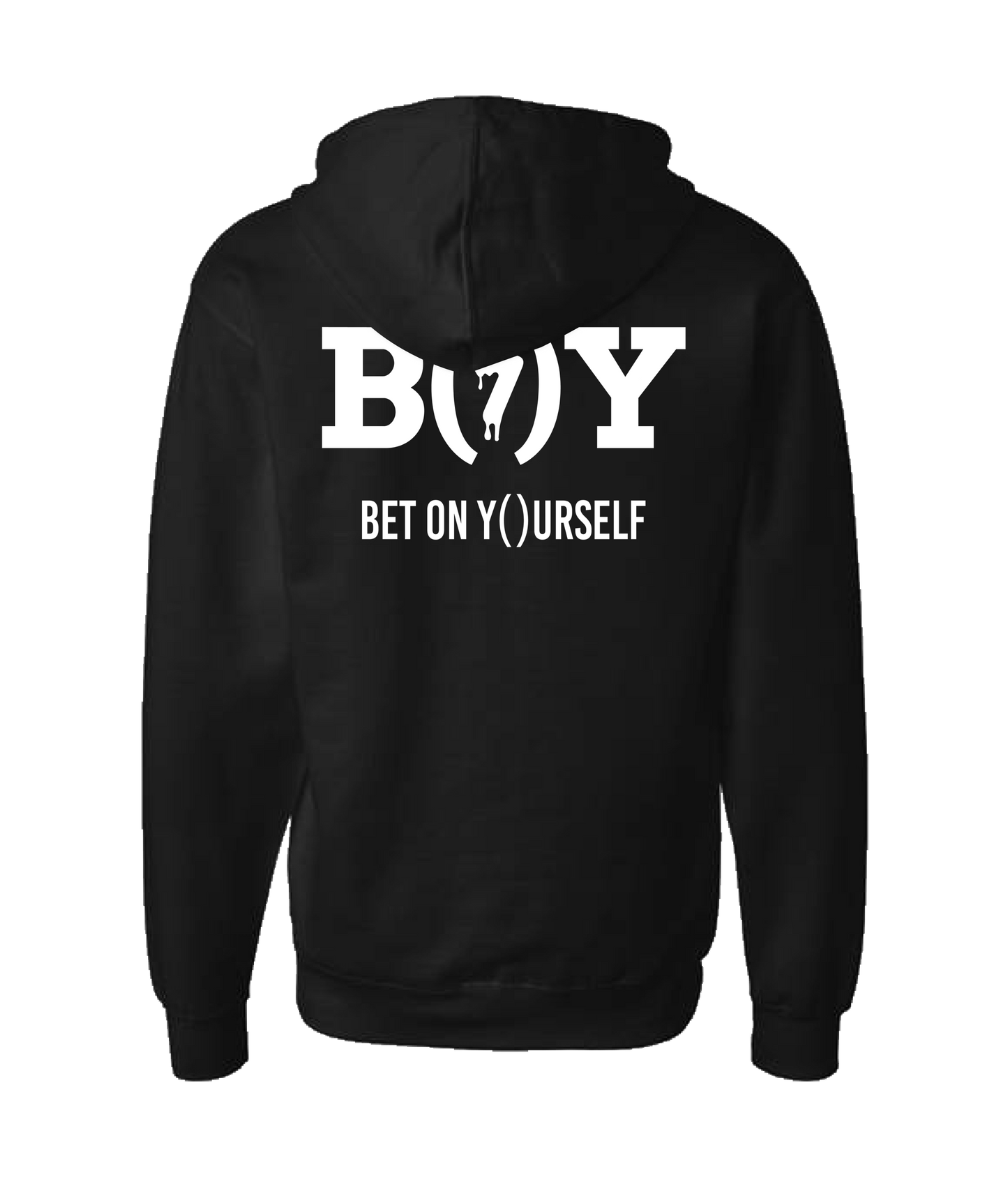 King Julgah - B(7)Y (2 sided) - Black Zip Up Hoodie