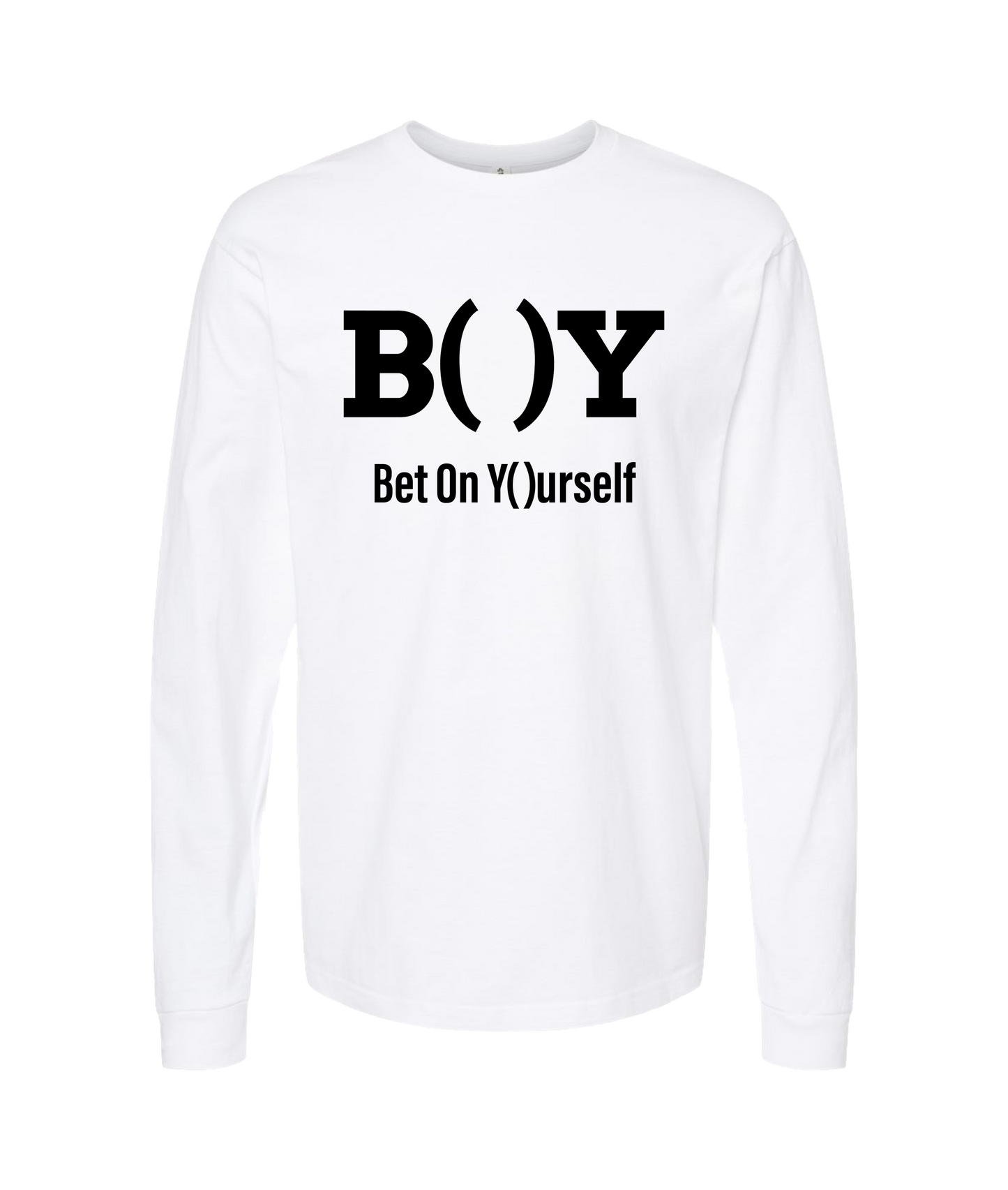 King Julgah - B()Y (1 sided) - White Long Sleeve T