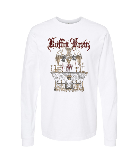 Koffin Krew Apparel - Immortals - White Long Sleeve T