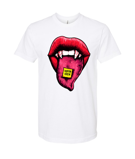Koffin Krew Apparel - Vamp - White T-Shirt