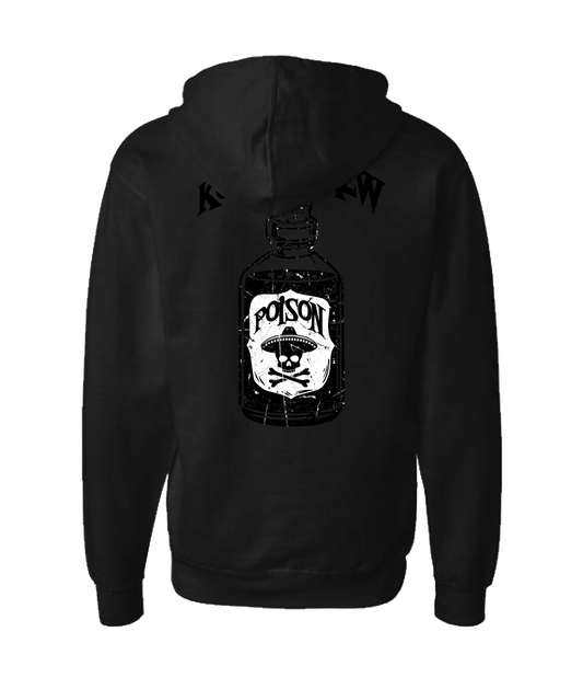 Koffin Krew Apparel - Pick Your Poison - Black Zip Up Hoodie