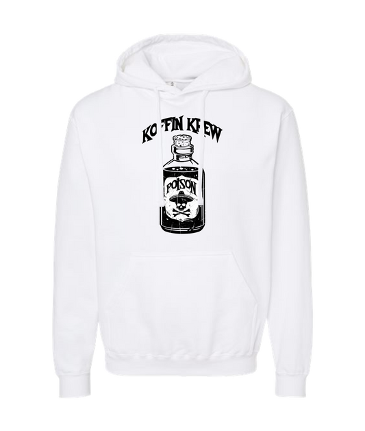 Koffin Krew Apparel - Pick Your Poison - White Hoodie