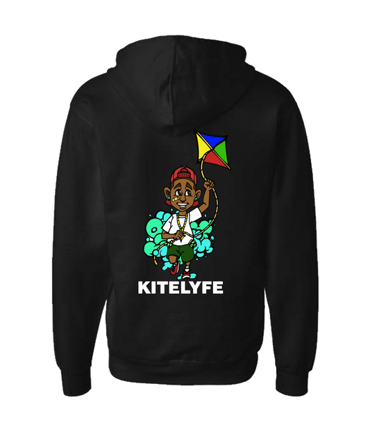 Kitelyfe - KITE - Black Zip Up Hoodie