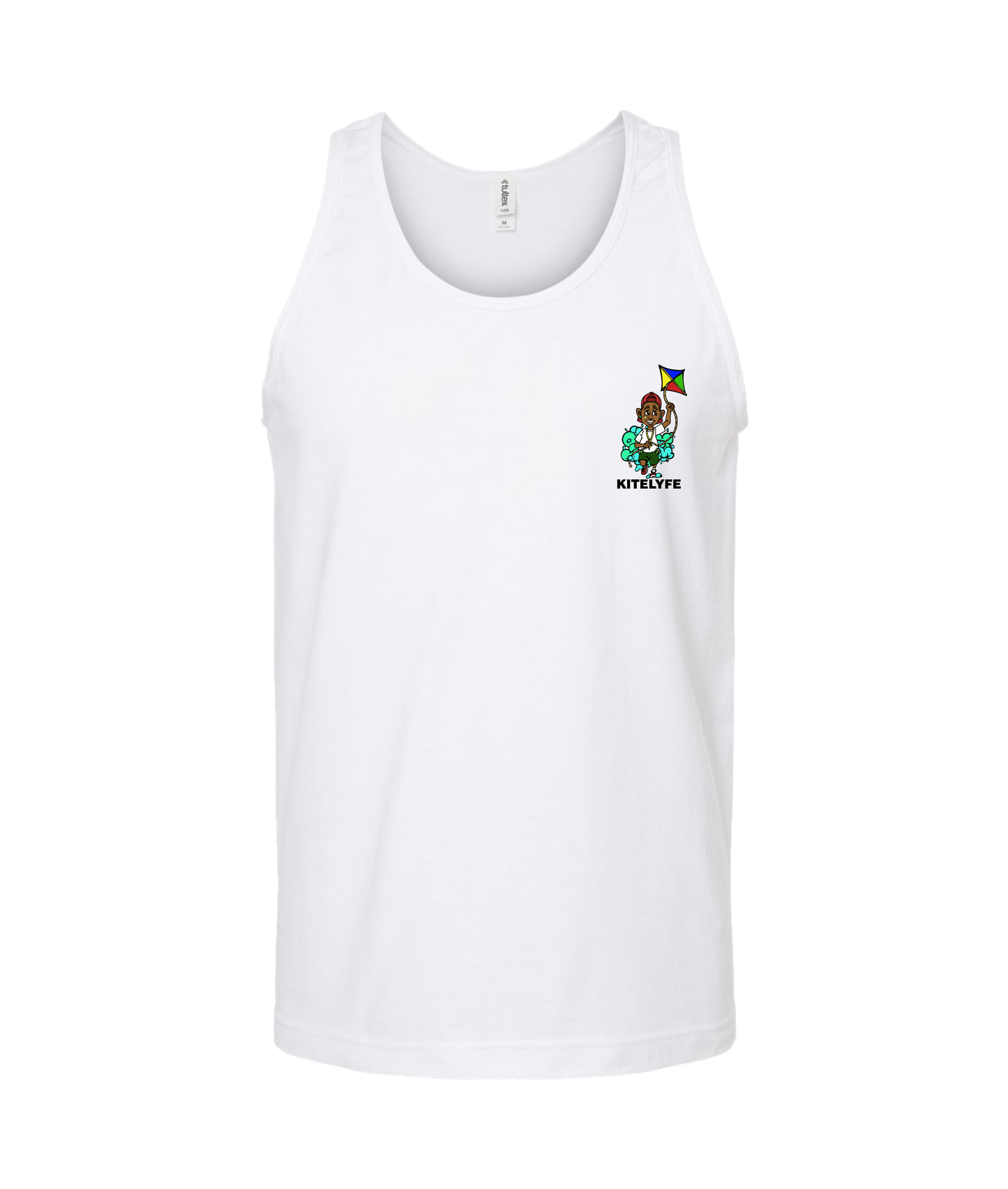 V-KLYFTOP - KITE - White Tank Top