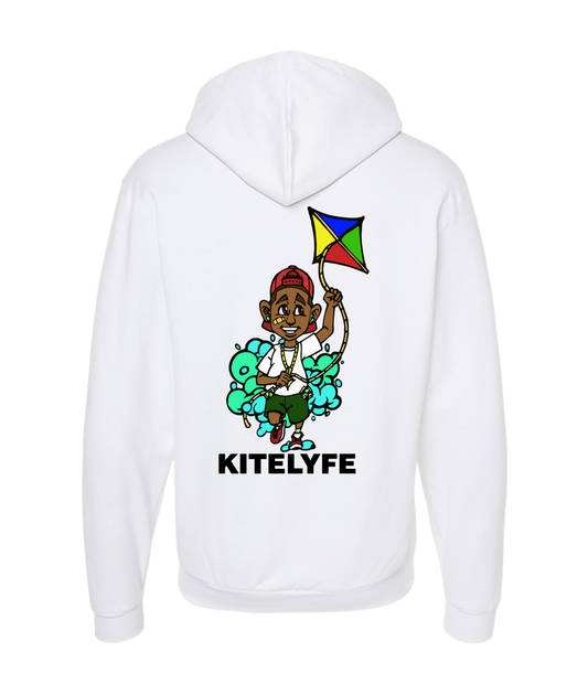 V-KLYFTOP - KITE - White Zip Up Hoodie