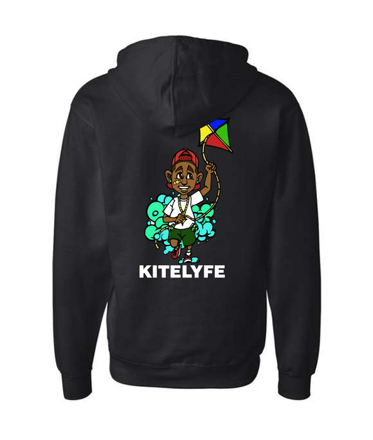 V-KLYFTOP - 4EVERKITED - Black Zip Up Hoodie