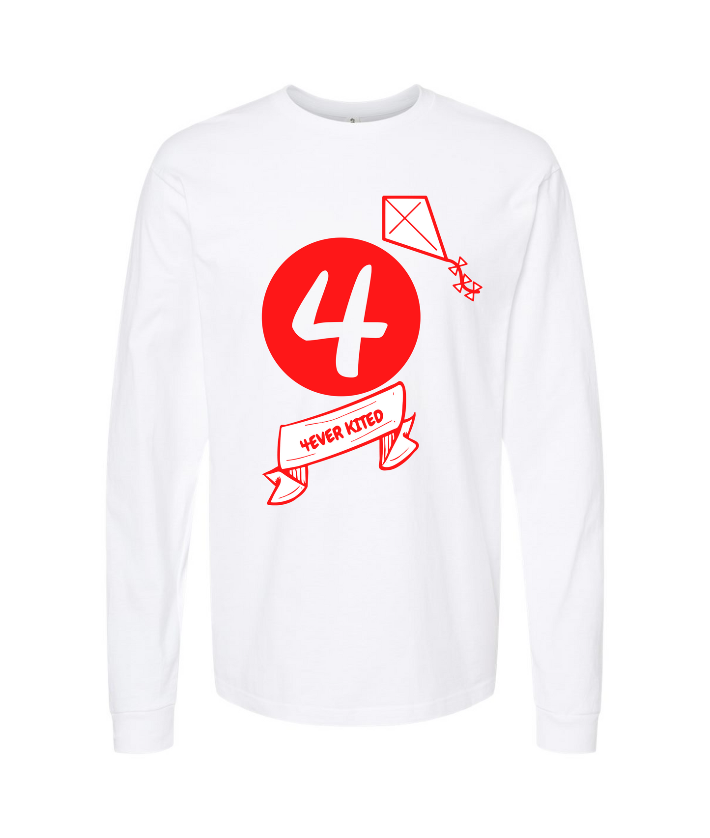 Kitelyfe - 4EVERKITED - White Long Sleeve T