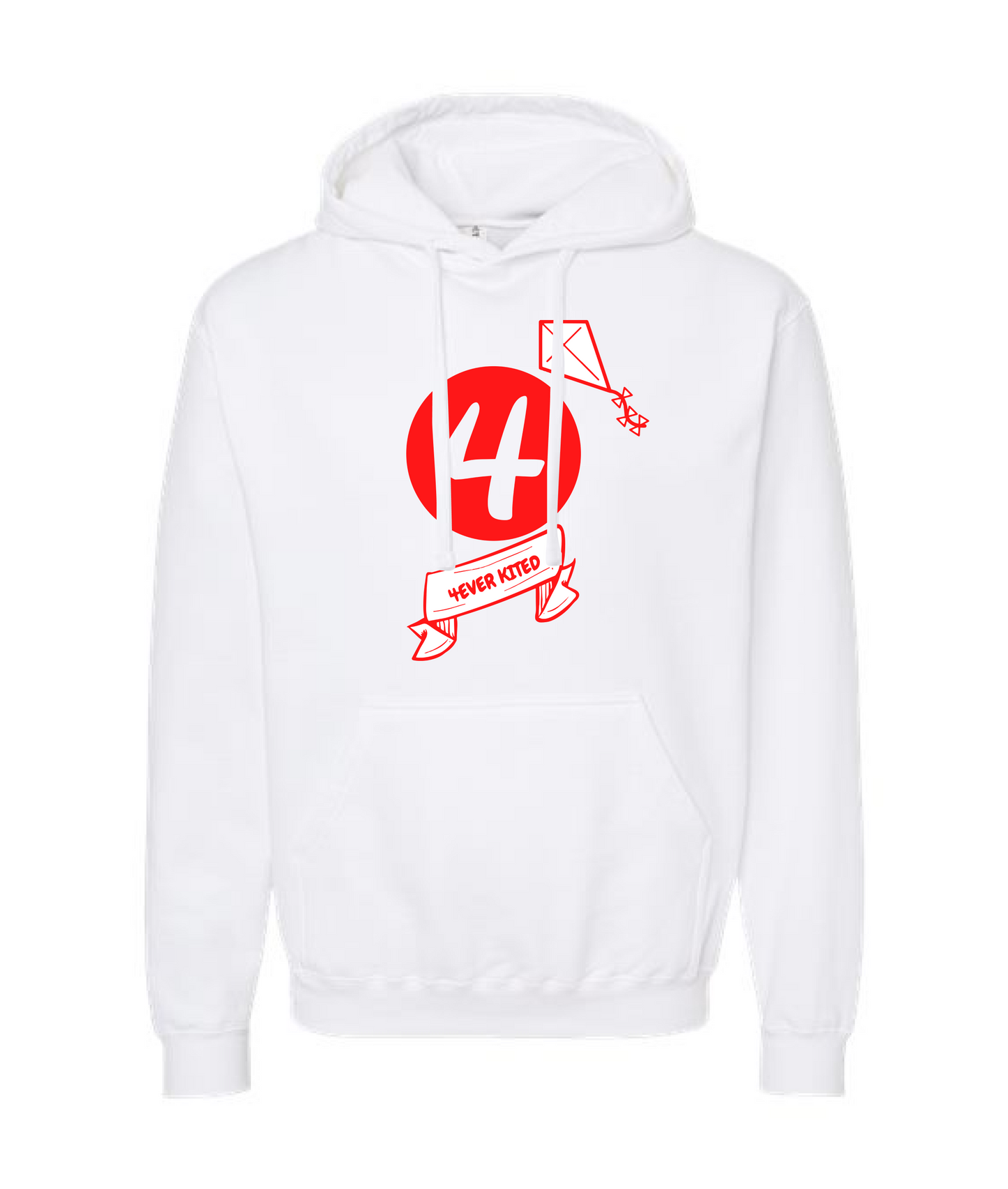 Kitelyfe - 4EVERKITED - White Hoodie