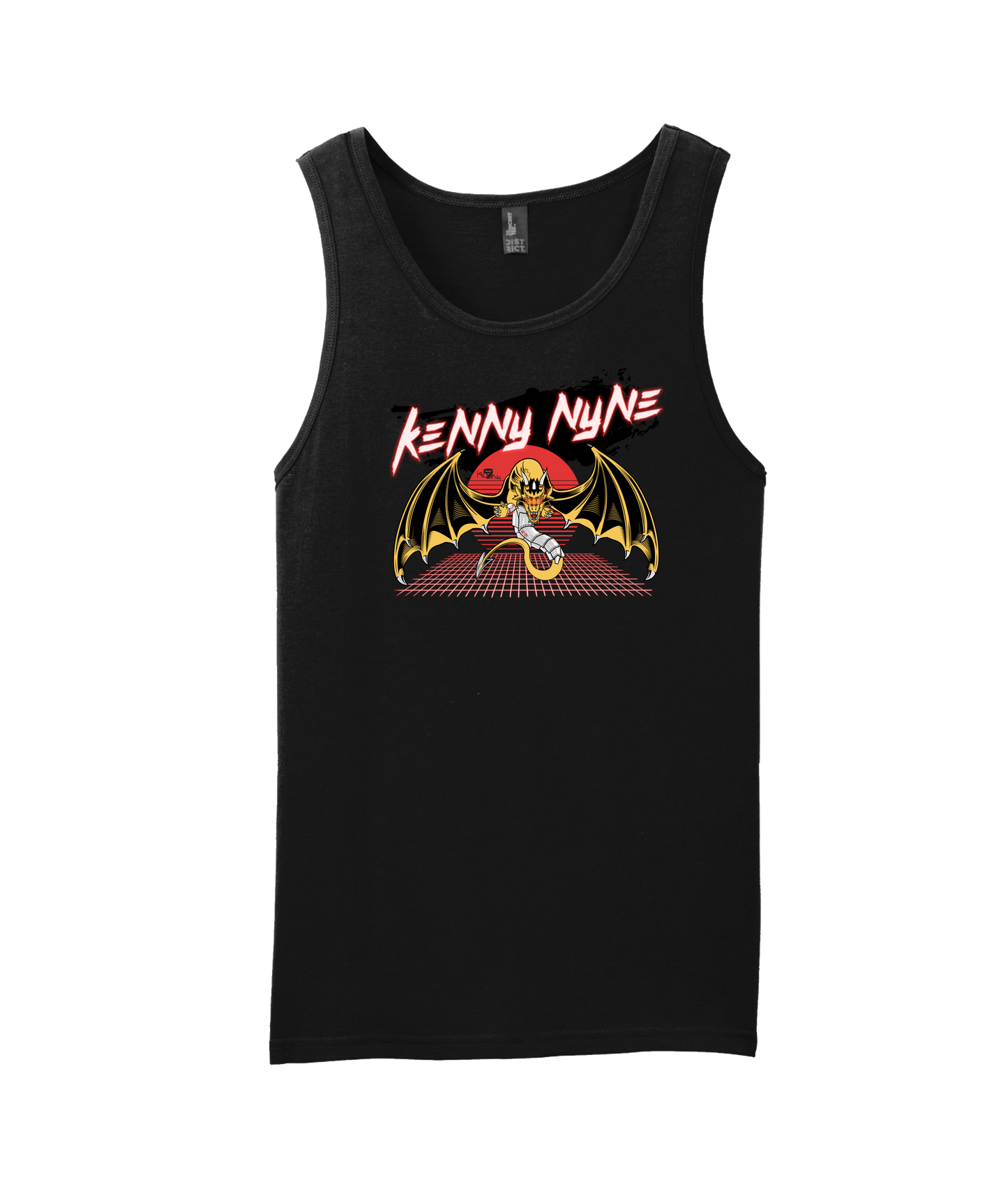 Kenny Nyne - Cyberdragon - Black Tank Top