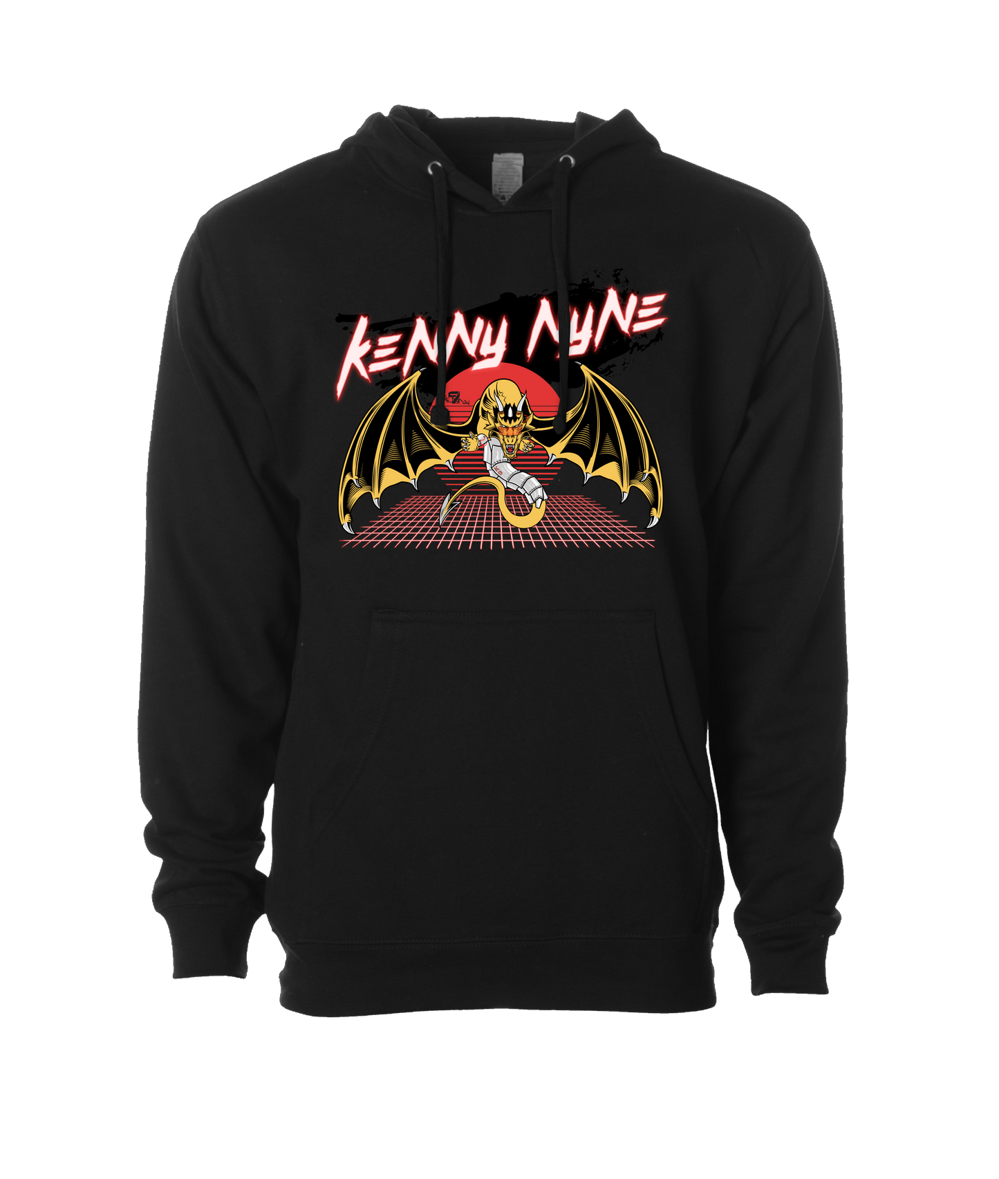 Kenny Nyne - Cyberdragon - Black Hoodie