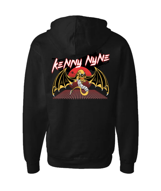 Kenny Nyne - Cyberdragon - Black Zip Up Hoodie